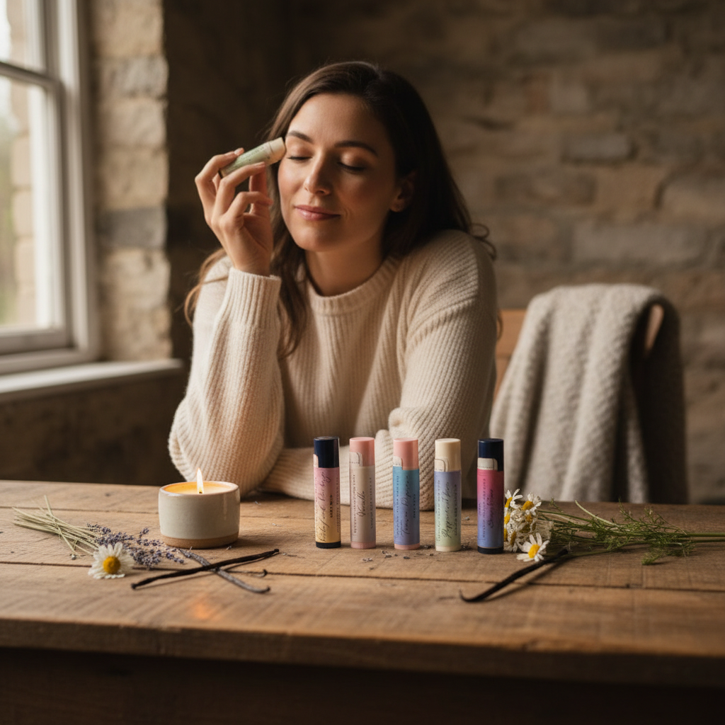Lip & Body Balms lifestyle model shot