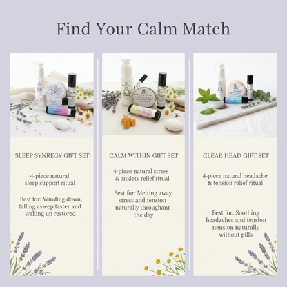 Find Your Calm Match - Mama K's sleep and stress relief comparison