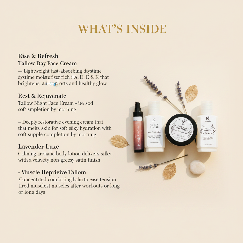 What's Inside - Little Luxuries Sampler 4 products
