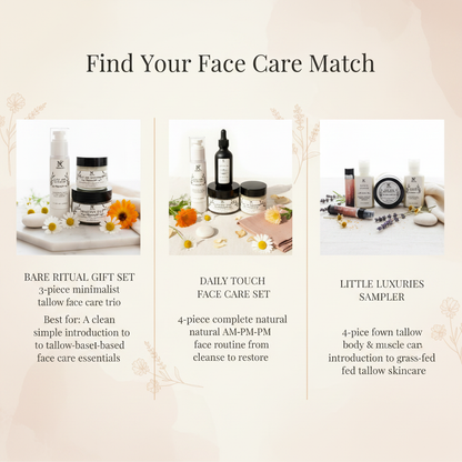 Find Your Face Care Match - Mama K's face care gift set comparison