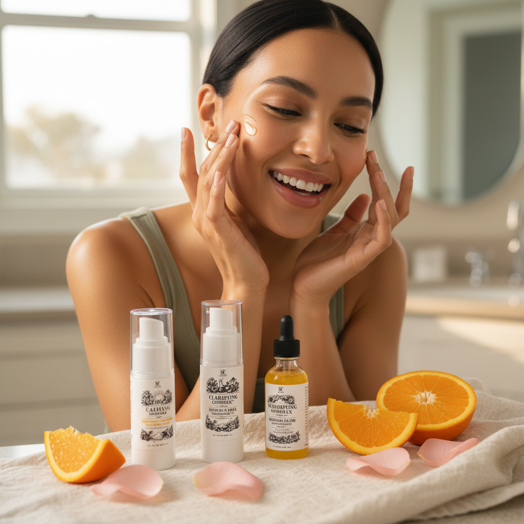Mini Discovery Serum Set model lifestyle