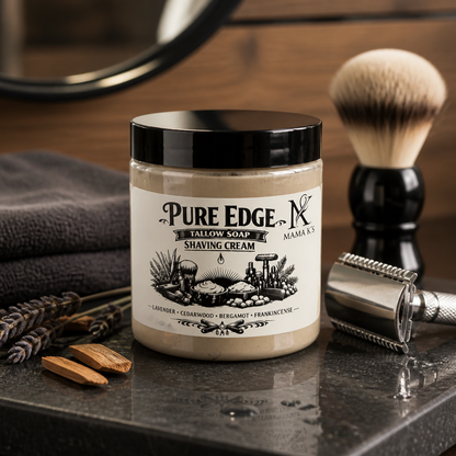 Crema da barba Pure Edge al tallow