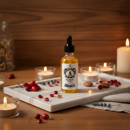 Restorative Radiance Oil cozy lifestyle