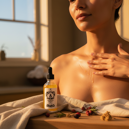 Restorative Radiance Oil model lifestyle
