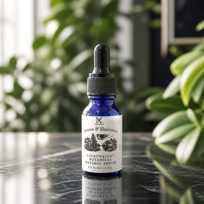 Belebt & erhellt – Leichtes botanisches Retinolserum
