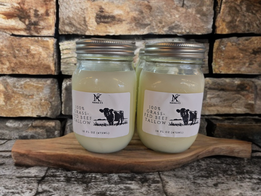 100% Grass-fed beef tallow