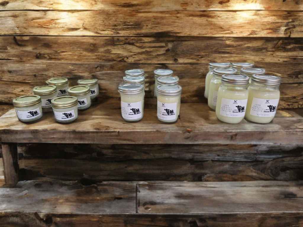 100% Grass-fed beef tallow