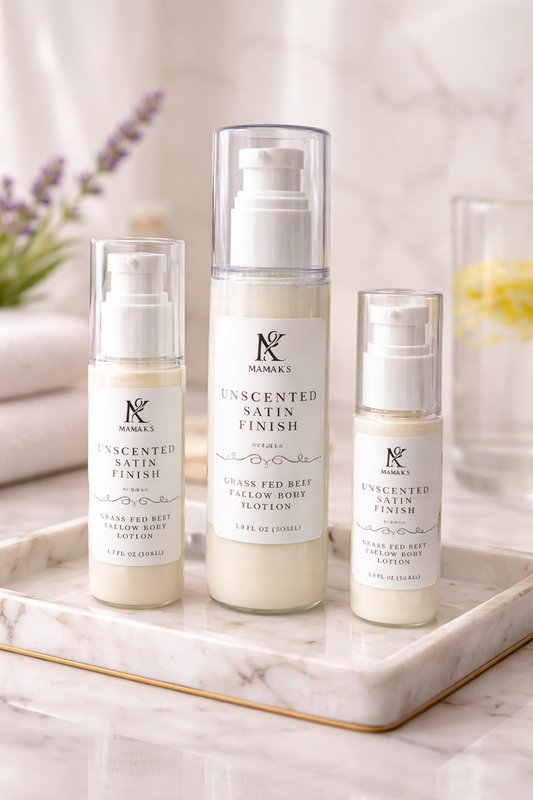 Satin finish - body lotion