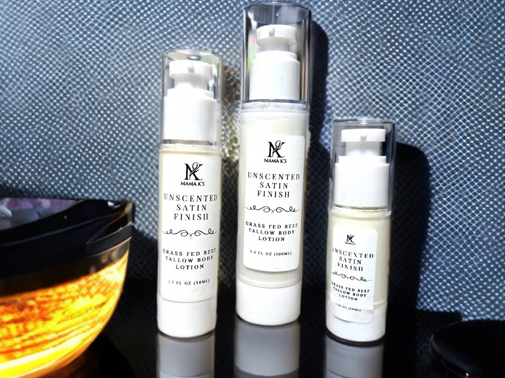 Satin finish - body lotion