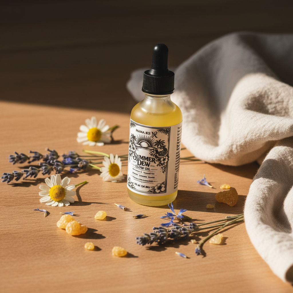 Summer Dew Glow Oil cozy lifestyle
