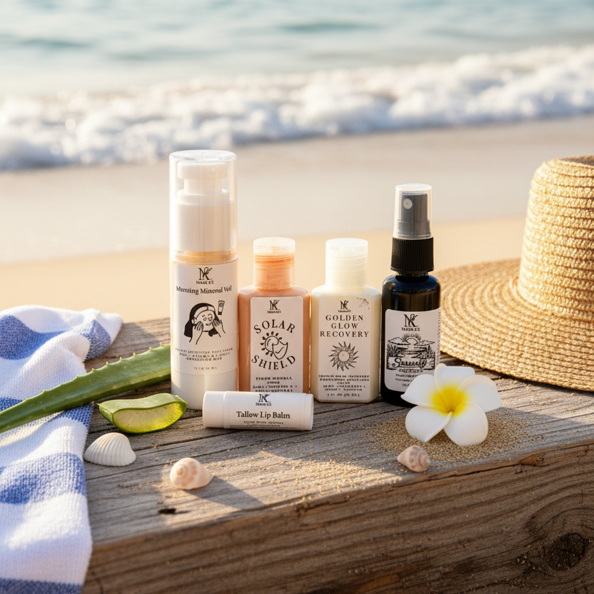 Sun Care Essentials - Beach & Ocean Hero Shot