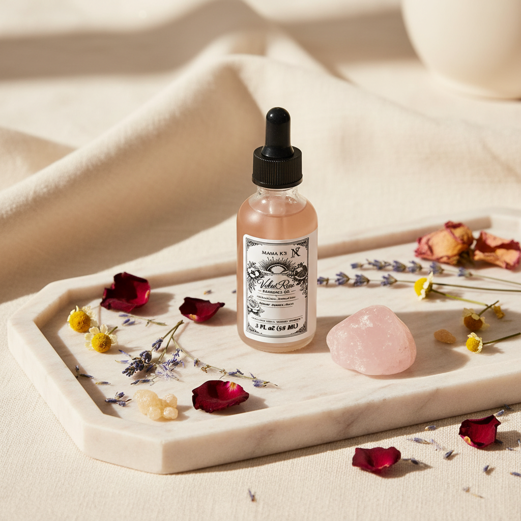 Velvet Rose Radiance Oil cozy lifestyle