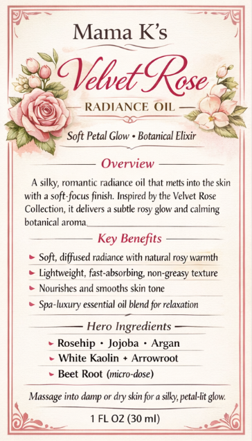 Velvet Rose Radiance Oil