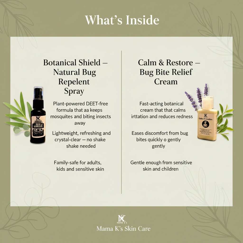 What's Inside - Bug Defense & Relief Mini Kit