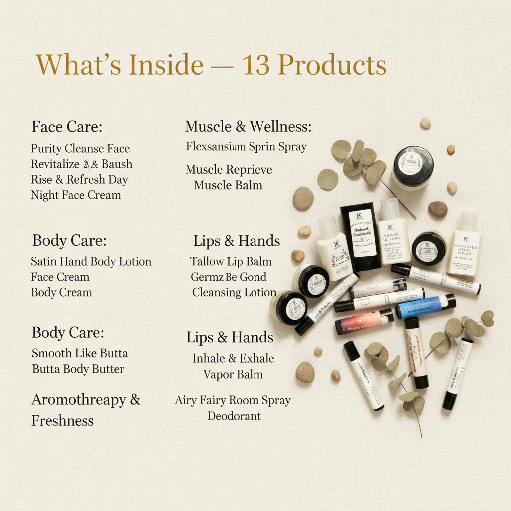 What's Inside - Ultimate Wellness Discovery Trial Kit